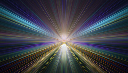 beautiful light rays creating abstract dramatic effect