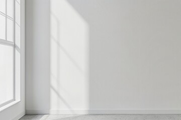Fototapeta premium Home white wall architecture.