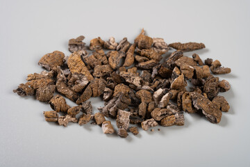 angle view herb YanBaJiTian or Morindae Officinalis Radix or Salty Medicinal Morinda Root