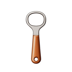 Bottle opener with a sleek design, on a transparent background.