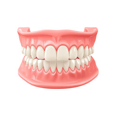 Obraz premium Dentures. Isolated on transparent background.