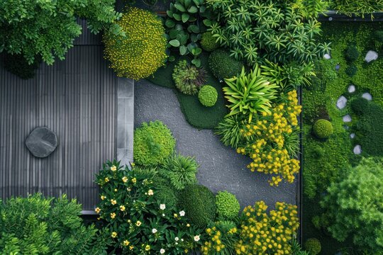 Garden backgrounds outdoors nature.