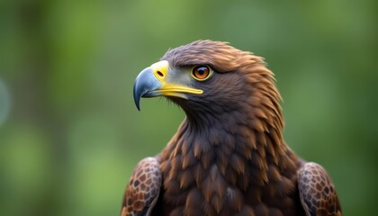 Obraz premium Eagles gaze sharp as its beak