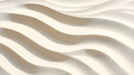 Obraz premium Abstract White Sand Dunes: Minimalist Desert Landscape Photography