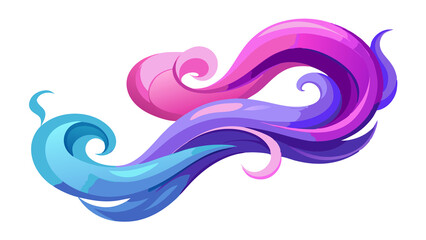 Acrylic colors and ink in water. Abstract background. Isolated. Collection.