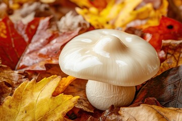 Milk Cap Mushroom: Fungal Beauty in Nature's Autumn Forest