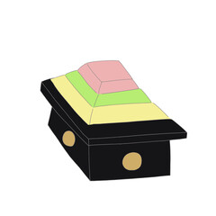 ひなまつり　菱餅　三方　和菓子　イラスト　単体　背景　あり