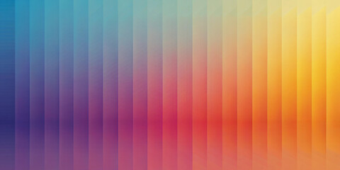 A colorful gradient background transitioning from blue to yellow. The design consists of tiny geometric shapes creating a 3D illusion, perfect for wallpapers or digital art.