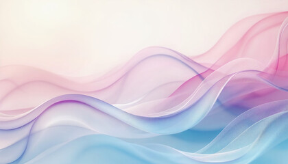 Teal, blue, magenta draped net, wavy curves. Abstract watermark for cheque, ticket, banner, website, voucher. Line art pattern, guilloche design. White background. Elegant pleated background design