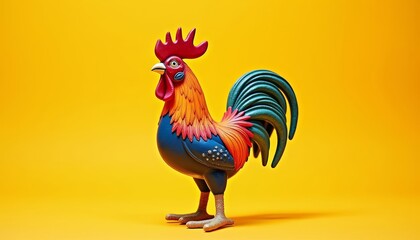  Vibrant Rooster Symbol of Courage and Prosperity