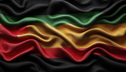 Vibrant red textile texture representing History Month celebrations and unity