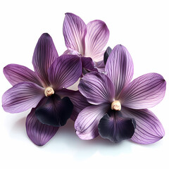 Obraz premium Vandas Orchids flowers Isolated on white background.