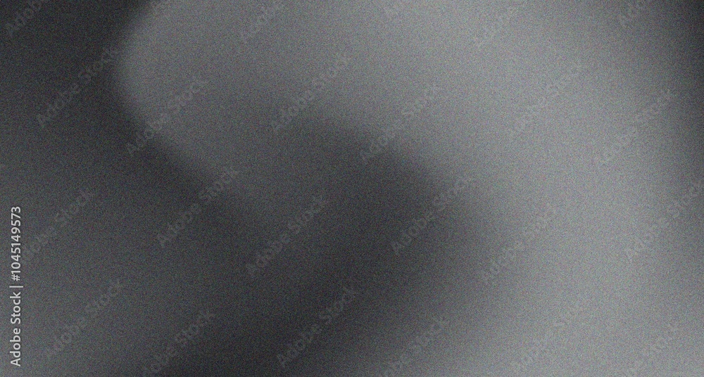 Wall mural abstract grey gradient grain texture background gray black white monochrome smooth grainy backdrop d