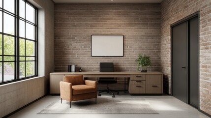 Modern Industrial Loft Office Space Design