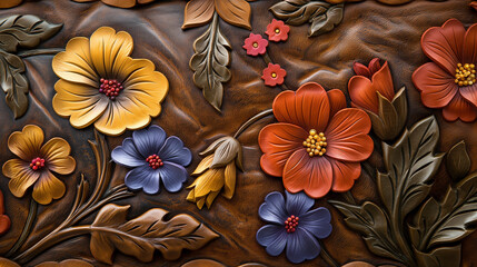 Fototapeta premium leatherwork design