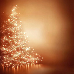 abstract christmas tree