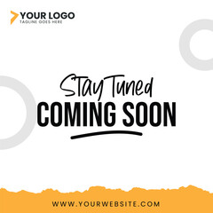 Coming soon social media template