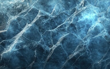 Fototapeta premium Ice Texture: Frozen, crystalline ice with intricate cracks and reflections, ideal for winter or cold-themed designs.
