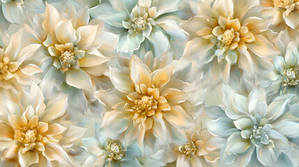 A flower background with subtle textures, giving the effect of soft petals and leaves, with gentle highlights creating a natural and organic look