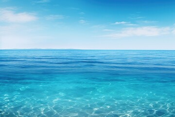 Fototapeta premium Blue sea backgrounds outdoors horizon.