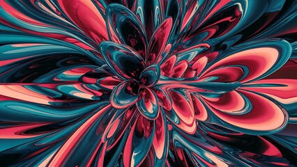 Vector fluid abstract full color background