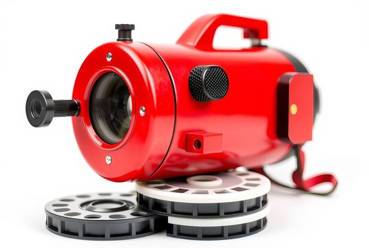 Classic ViewMaster A red ViewMaster stereoscope with a round vie