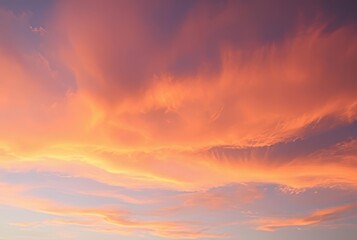 Fototapeta premium Cloud Smears Clouds that are smeared across the sky creating a p