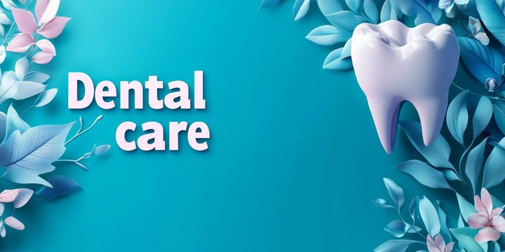 Dental care concept card