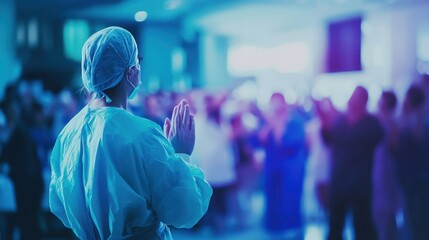 A healthcare worker receives praise from patients and families for their dedication and care