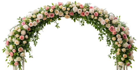 Wedding flower arch Transparent PNG