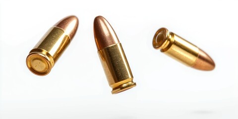 Bullets ammunition floating cartridges.