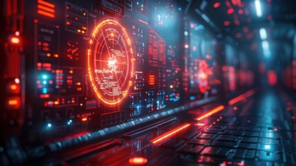 Abstract futuristic Healthcare or medical technology innovation d background.