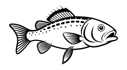 Fish Vector art and illustration, Fish icon, and Fish Design