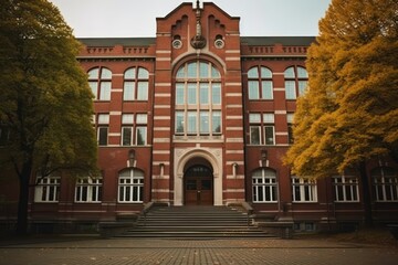 School building architecture house.