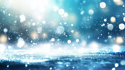 雪が舞い降りてくる幻想的な冬