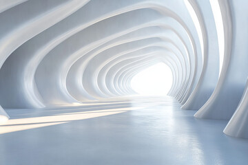 white arches: a journey through minimalist and futuristic architecture