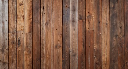 Rustic brown wooden plank wall background weathered wooden planks with visible grain and worn textures