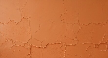 Obraz premium Textured pale orange wall background light orange surface with rough uneven texture