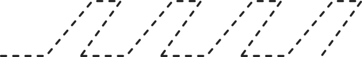 Preschool tracing line