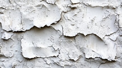 Obraz premium Peeling paint on a wall with a red fire hydrant