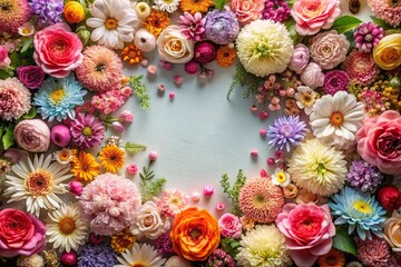 Floral abstract background for decoration or wallpaper