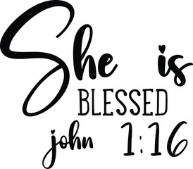 She is Blessed John 1:16