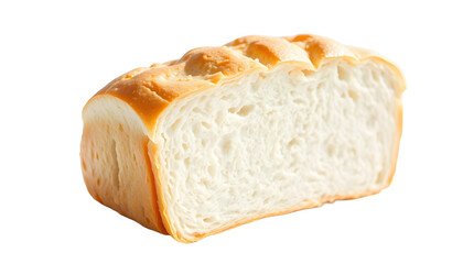 Delicious homemade sliced breads isolated on transparent png background, various of breads for selling in shop concept