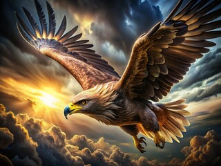 a cinematic close up of Eagle