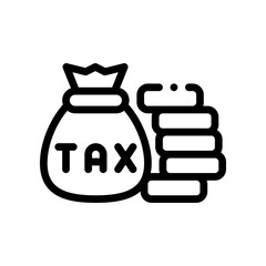 tax line icon