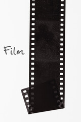 135 Film strip.film frame with white space.