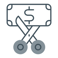 Price Cut Icon Design