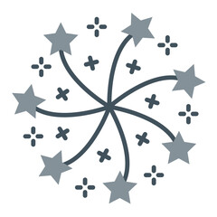 Obraz premium Firework Icon Design
