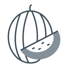 Watermelon Icon Design