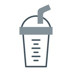 Obraz premium Protein Shake Icon Design